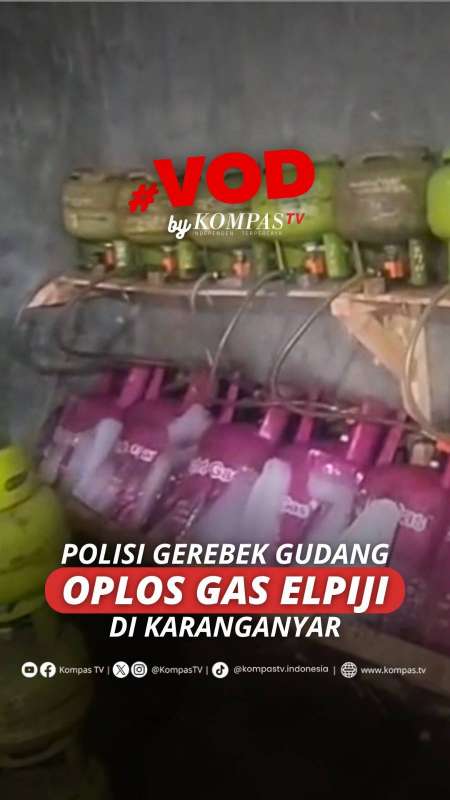 Polisi Gerebek Gudang Oplos Gas Elpiji Di Karanganyar