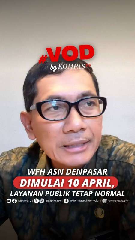 WFH ASN DENPASAR DIMULAI 10 APRIL, LAYANAN PUBLIK TETAP NORMAL