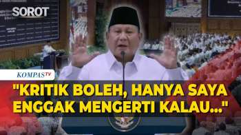 Prabowo: Ada Kelompok Masyarakat Tak Mau Diajak Kerja Sama, Tapi Gemar Kritik