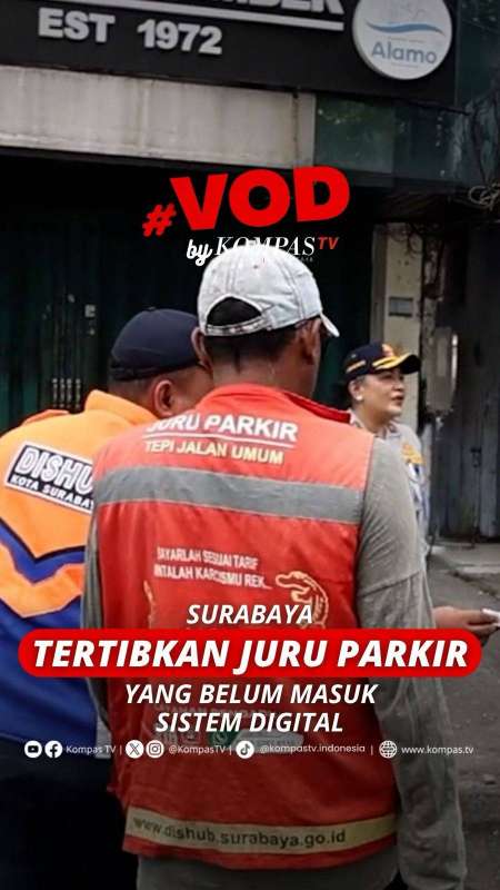 SURABAYA TERTIBKAN JURU PARKIR YANG BELUM MASUK SISTEM DIGITAL