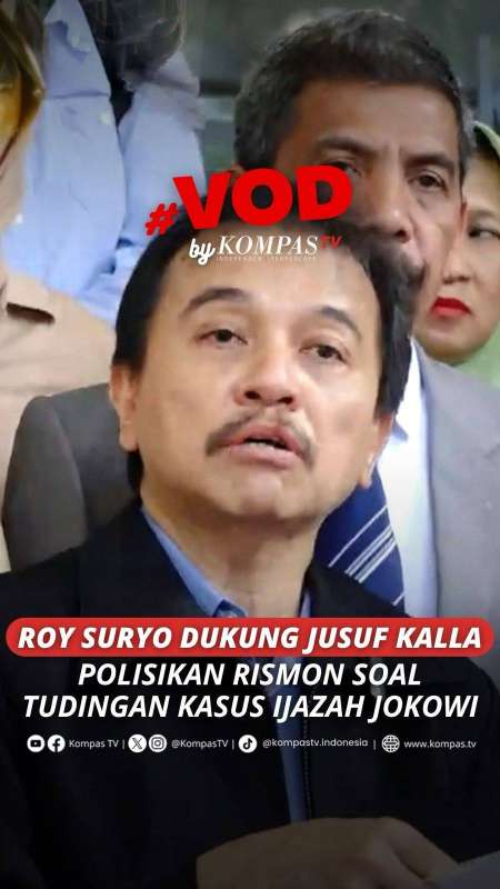 ROY SURYO DUKUNG JUSUF KALLA POLISIKAN RISMON SOAL TUDINGAN KASUS IJAZAH JOKOWI