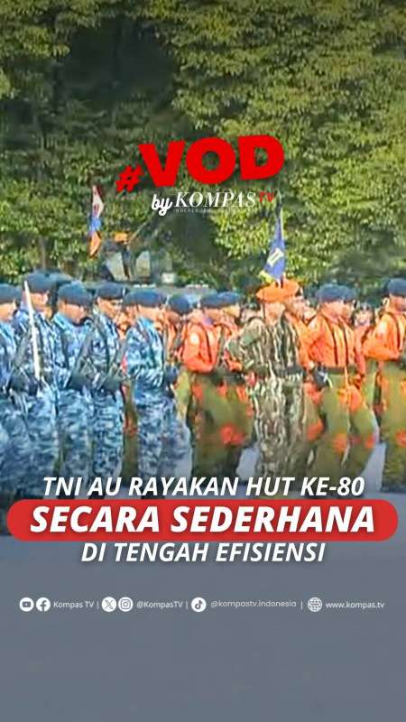 TNI AU Rayakan HUT Ke-80 Secara Sederhana Di Tengah Efisiensi