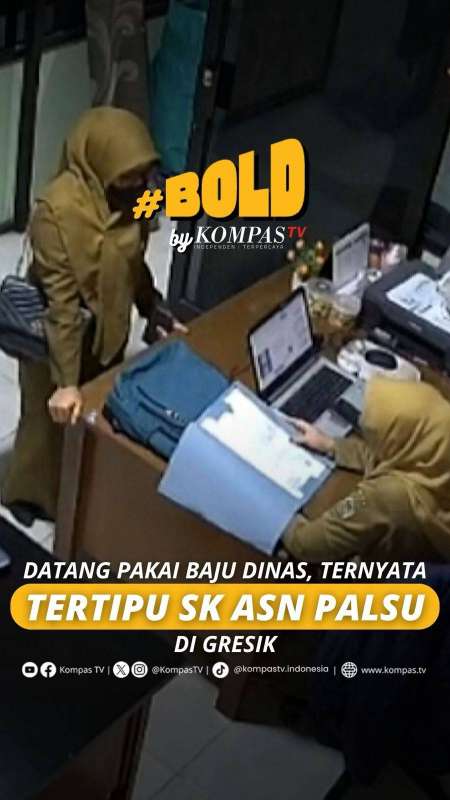 DATANG PAKAI BAJU DINAS, TERNYATA TERTIPU SK ASN PALSU DI GRESIK