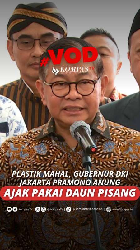 PLASTIK MAHAL, GUBERNUR DKI JAKARTA AJAK PAKAI DAUN PISANG
