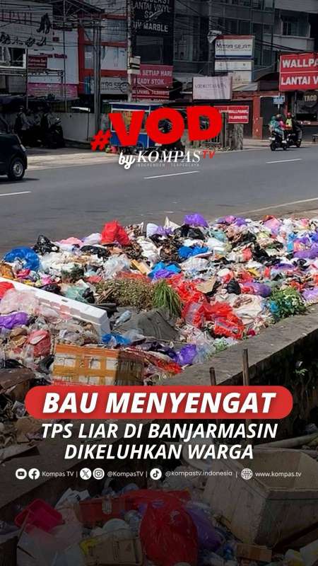 BAU MENYENGAT TPS LIAR DI BANJARMASIN DIKELUHKAN WARGA