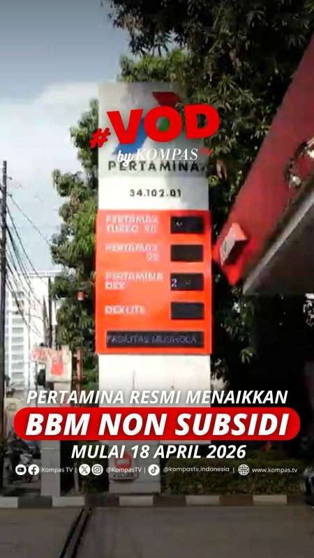 PERTAMINA RESMI MENAIKKAN BBM NON SUBSIDI MULAI 18 APRIL 2026 