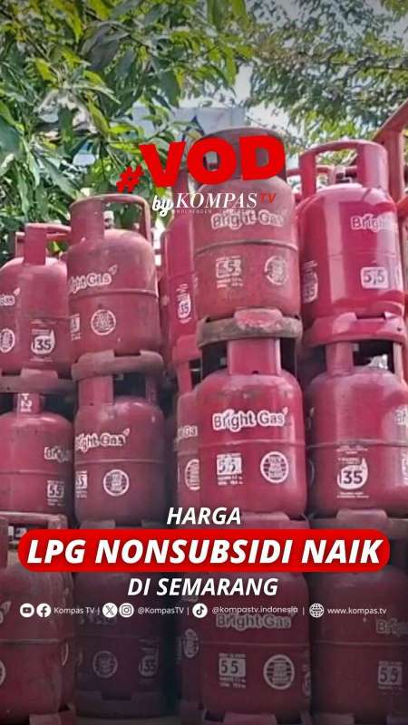 HARGA LPG NONSUBSIDI NAIK DI SEMARANG 