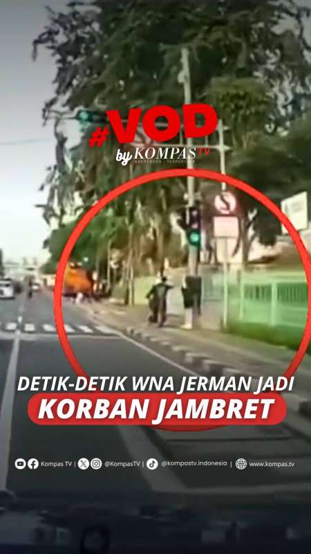 Detik-Detik WNA Jerman Jadi Korban Jambret Di Jakarta Pusat