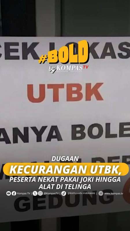 DUGAAN KECURANGAN UTBK, PESERTA NEKAT PAKAI JOKI HINGGA ALAT DI TELINGA 