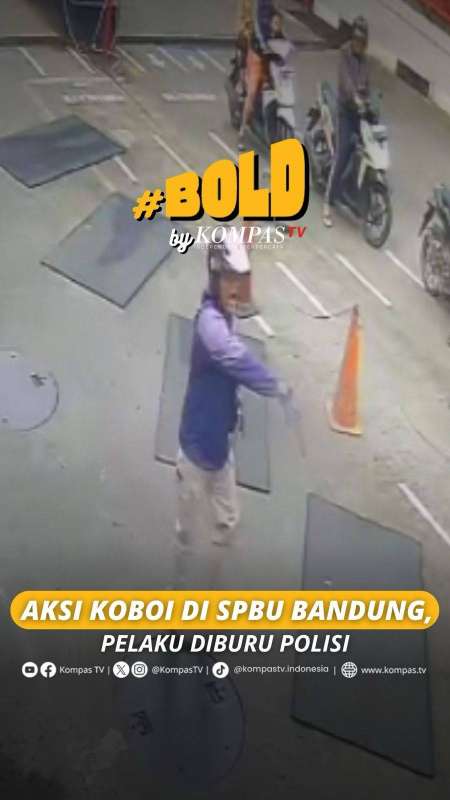 AKSI KOBOI DI SPBU BANDUNG, PELAKU DIBURU POLISI 
