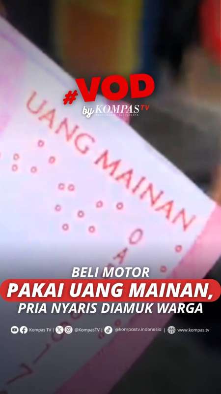 Beli Motor Pakai Uang Mainan, Pria Di Jember Nyaris Diamuk Warga