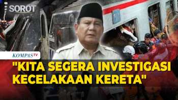 Prabowo usai Jenguk Korban Kecelakaan Kereta: Sampaikan Belasungkawa hingga Janji Perbaikan Lintasan