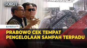 Prabowo Tiba Di Banyumas, Cek Tempat Pengelolaan Sampah Terpadu