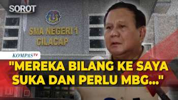 Prabowo Cerita Siswa SMAN 1 Cilacap Terbantu MBG: Sangat Bantu Hemat Uang