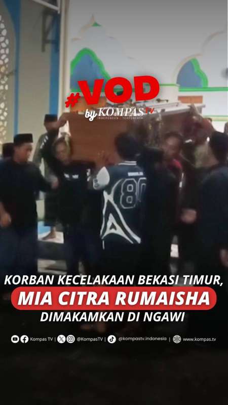 KORBAN KECELAKAAN BEKASI TIMUR, MIA CITRA RUMAISHA DIMAKAMKAN DI NGAWI 