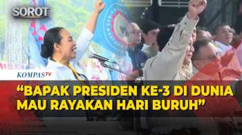 Kepal Tangan Prabowo! Dukung Orasi Aspirasi Presiden KSBSI Di Hari Buruh 2026