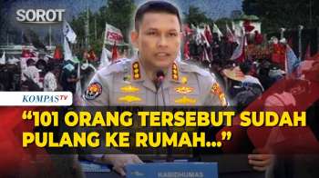 Polda Metro Pulangkan 101 Orang yang Ditangkap saat Hari Buruh Internasional