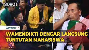 [FULL] Unjuk Rasa, Mahasiswa Sampaikan Poin-Poin Tuntutan Ke Wamendikti Fauzan