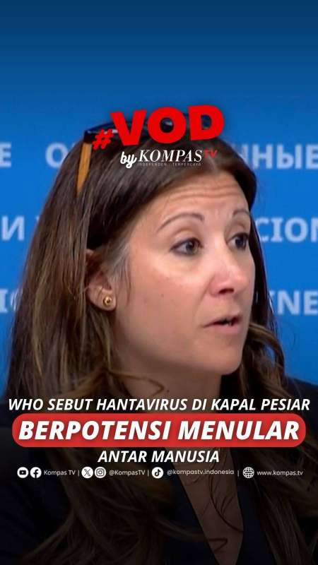 WHO SEBUT HANTAVIRUS DI KAPAL PESIAR BERPOTENSI MENULAR ANTAR MANUSIA 