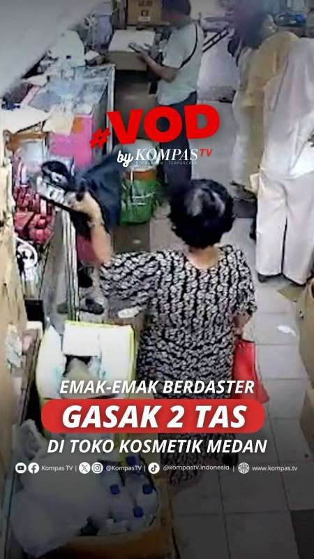 EMAK-EMAK BERDASTER GASAK 2 TAS DI TOKO KOSMETIK MEDAN