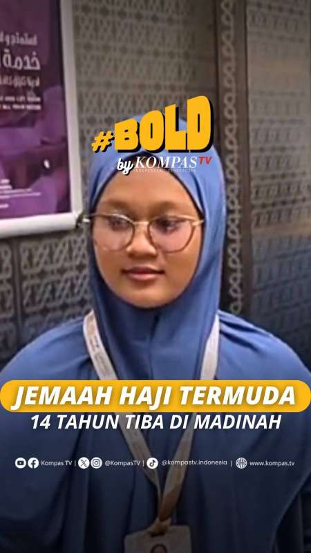 JEMAAH HAJI TERMUDA BERUSIA 14 TAHUN TIBA DI MADINAH