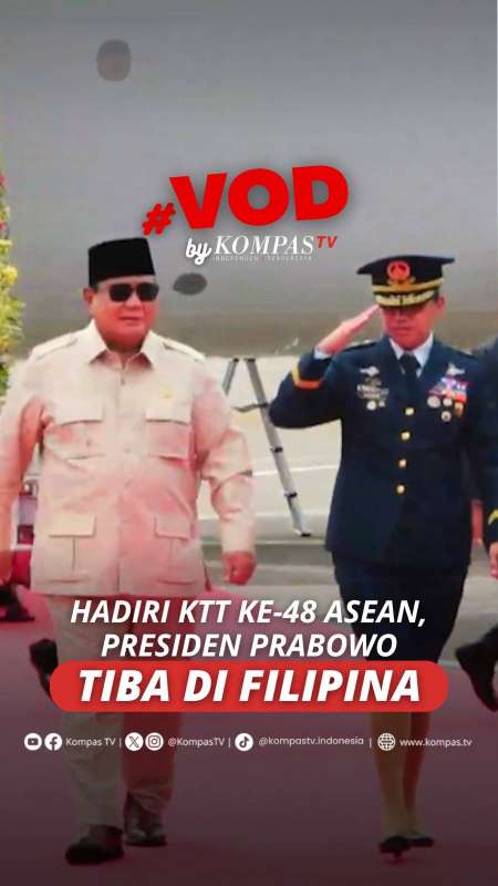 HADIRI KTT KE-48 ASEAN, PRESIDEN PRABOWO TIBA DI FILIPINA
