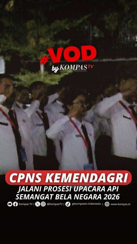 CPNS KEMENDAGRI JALANI PROSESI UPACARA API SEMANGAT BELA NEGARA 2026 
