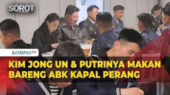Kim Jong Un Ajak Putrinya Tinjau Kapal Perang Canggih & Makan Bareng ABK