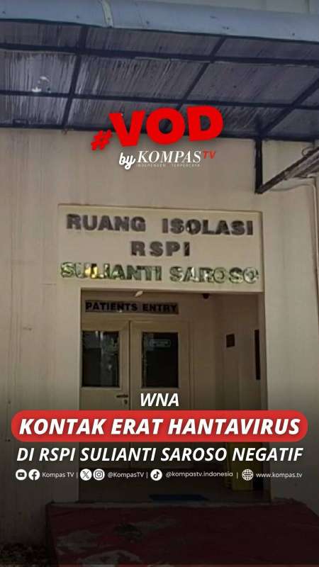 WNA KONTAK ERAT HANTAVIRUS DI RSPI SULIANTI SAROSO NEGATIF
