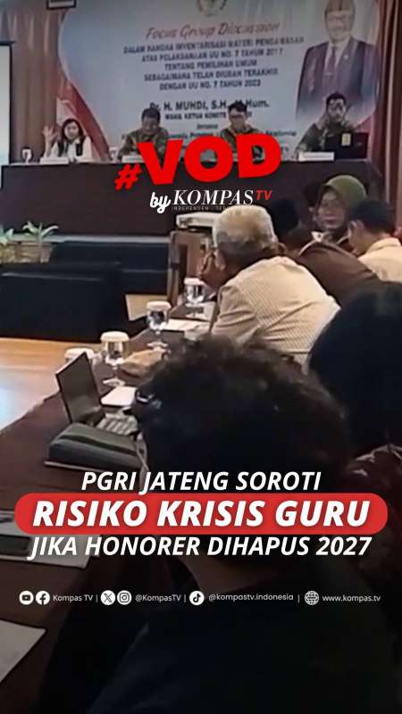 PGRI JATENG SOROTI RISIKO KRISIS GURU JIKA HONORER DIHAPUS 2027