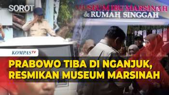 Detik-Detik Presiden Prabowo Tiba Di Nganjuk, Resmikan Museum Ibu Marsinah