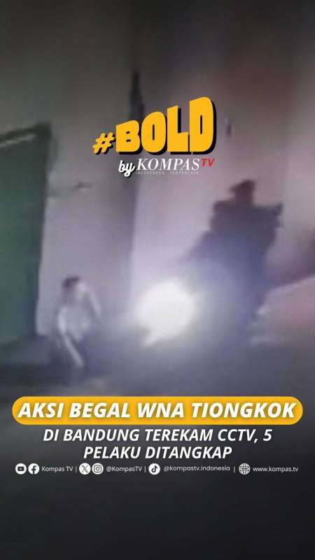 AKSI BEGAL WNA TIONGKOK DI BANDUNG TEREKAM CCTV, 5 PELAKU DITANGKAP 
