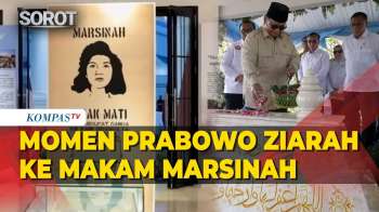 Prabowo Ziarah ke Makam Marsinah usai Resmikan Museum di Nganjuk