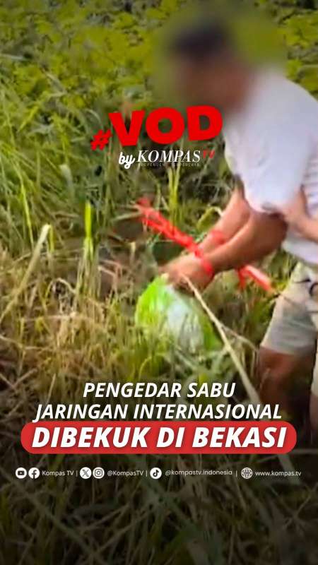 PENGEDAR SABU JARINGAN INTERNASIONAL DIBEKUK DI BEKASI