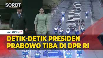 Detik-Detik Presiden Prabowo Tiba di DPR RI Sampaikan Pidato Ekonomi, Disambut Puan Maharani