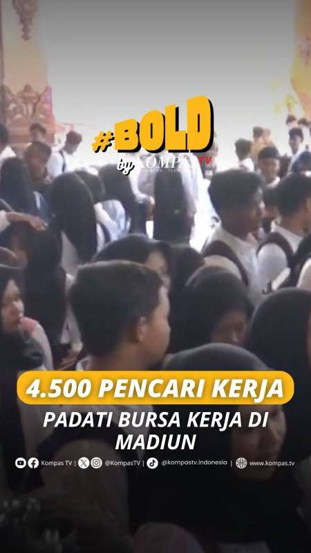 4.500 PENCARI KERJA PADATI BURSA KERJA DI MADIUN 