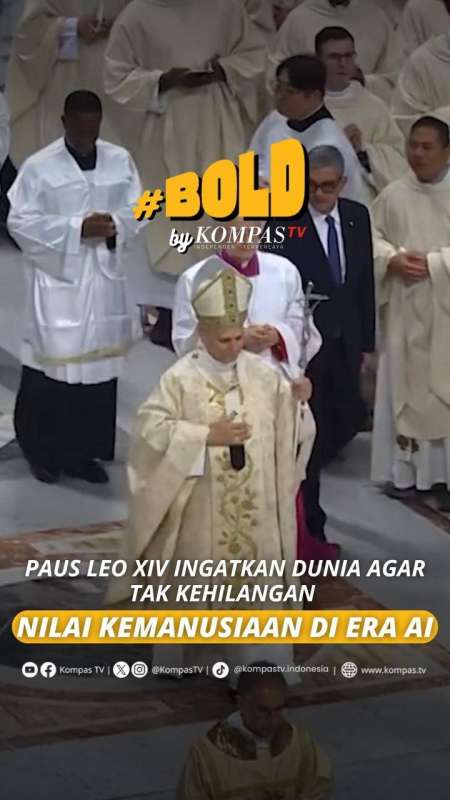 PAUS LEO XIV INGATKAN DUNIA AGAR TAK KEHILANGAN NILAI KEMANUSIAAN DI ERA AI 