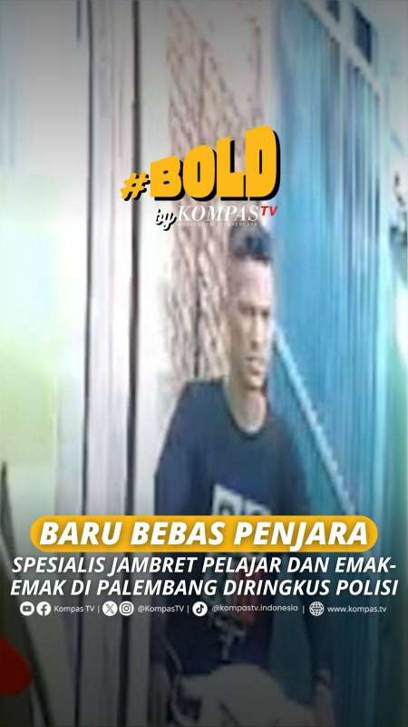 BARU BEBAS PENJARA, SPESIALIS JAMBRET PELAJAR DAN EMAK-EMAK DI PALEMBANG DIRINGKUS POLISI 