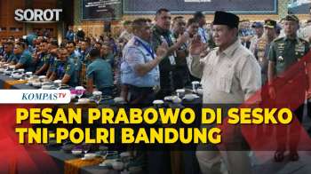 Presiden Prabowo Beri Taklimat Ke 1.000 Perwira Di Seskoad Bandung