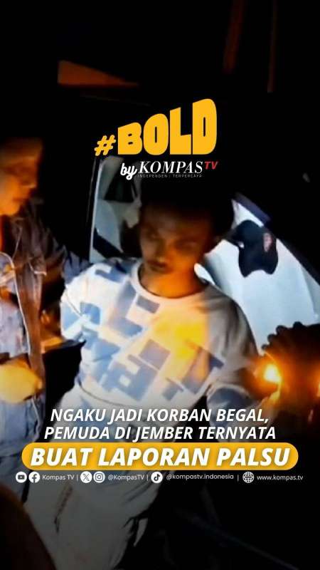 NGAKU JADI KORBAN BEGAL, PEMUDA DI JEMBER TERNYATA BUAT LAPORAN PALSU 