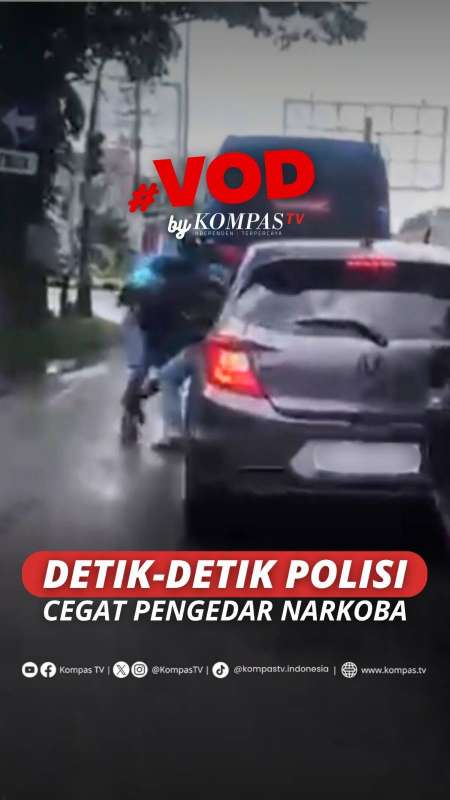 DETIK-DETIK POLISI CEGAT PENGEDAR NARKOBA