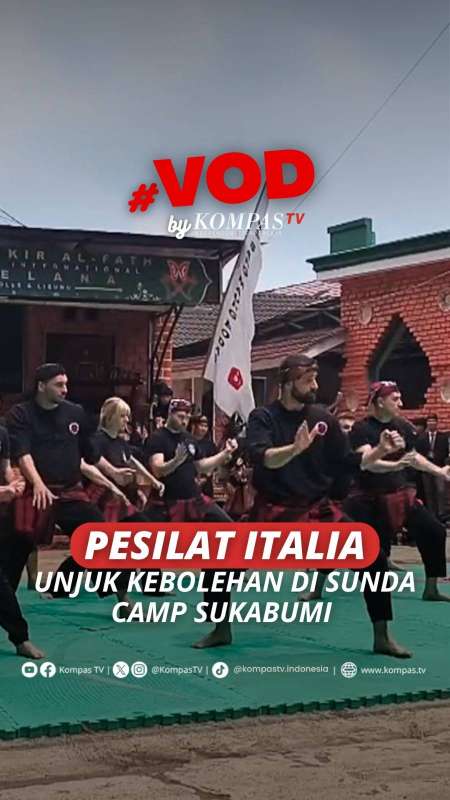 PESILAT ITALIA UNJUK KEBOLEHAN DI SUNDA CAMP SUKABUMI