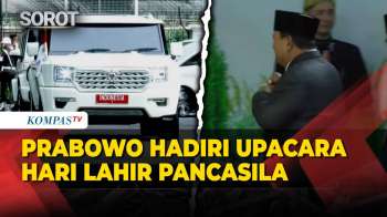 Detik-Detik Presiden Prabowo Tiba Di Kemlu, Hadiri Upacara Hari Lahir Pancasila