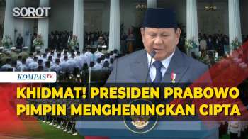 Penuh Khidmat! Presiden Prabowo Pimpin Mengheningkan Cipta Hingga Momen Pembacaan UUD 1945