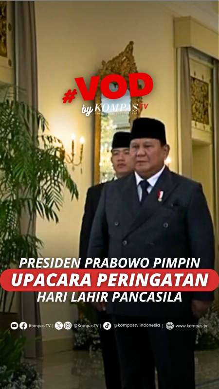 PRESIDEN PRABOWO PIMPIN UPACARA PERINGATAN HARI LAHIR PANCASILA