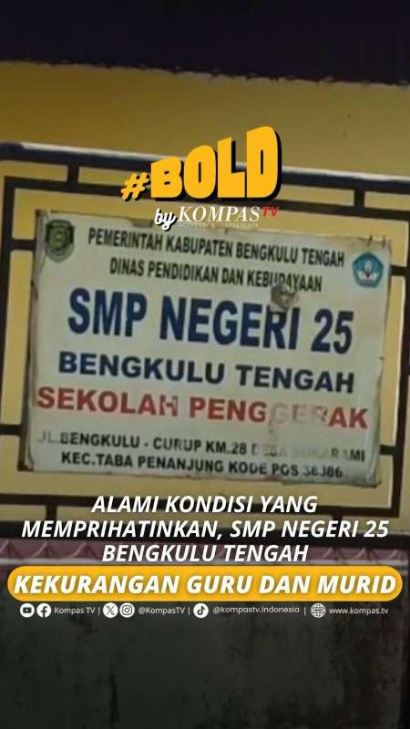 ALAMI KONDISI YANG MEMPRIHATINKAN, SMP NEGERI 25 BENGKULU TENGAH KEKURANGAN GURU DAN MURID