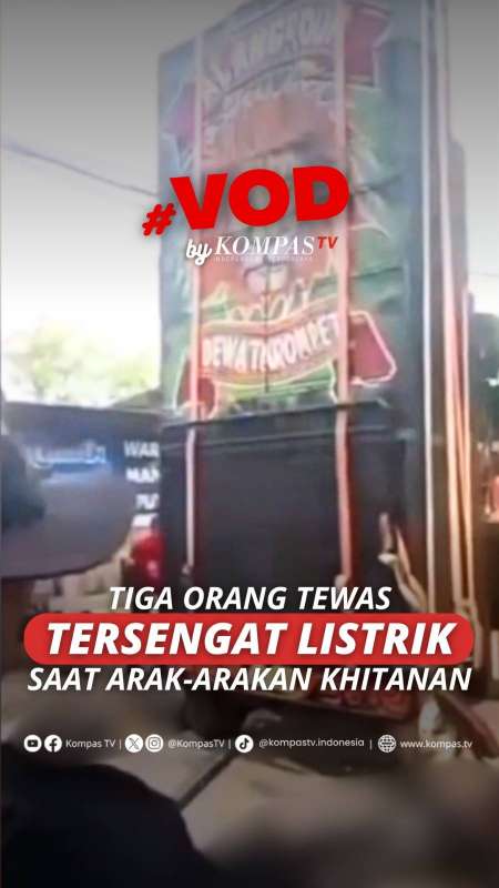 TIGA ORANG TEWAS TERSENGAT LISTRIK SAAT ARAK-ARAKAN KHITANAN