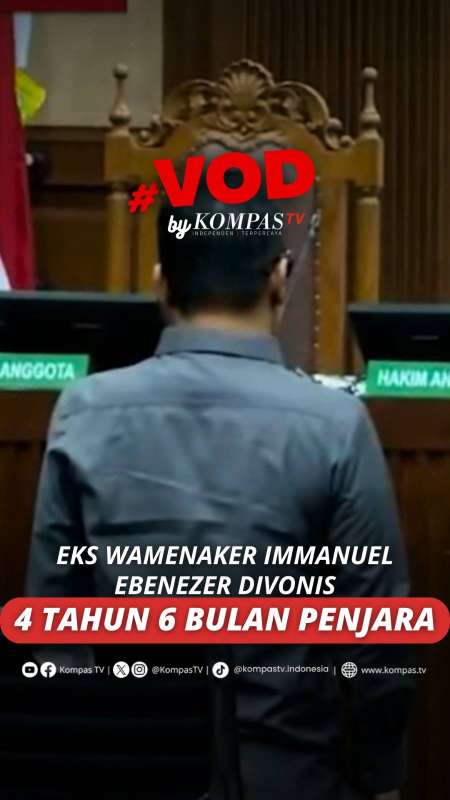 EKS WAMENAKER IMMANUEL EBENEZER DIVONIS 4 TAHUN 6 BULAN PENJARA