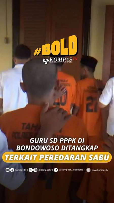 GURU SD PPPK DI BONDOWOSO DITANGKAP TERKAIT PEREDARAN SABU 