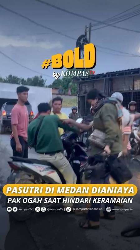PASUTRI DI MEDAN DIANIAYA PAK OGAH SAAT HINDARI KERAMAIAN 